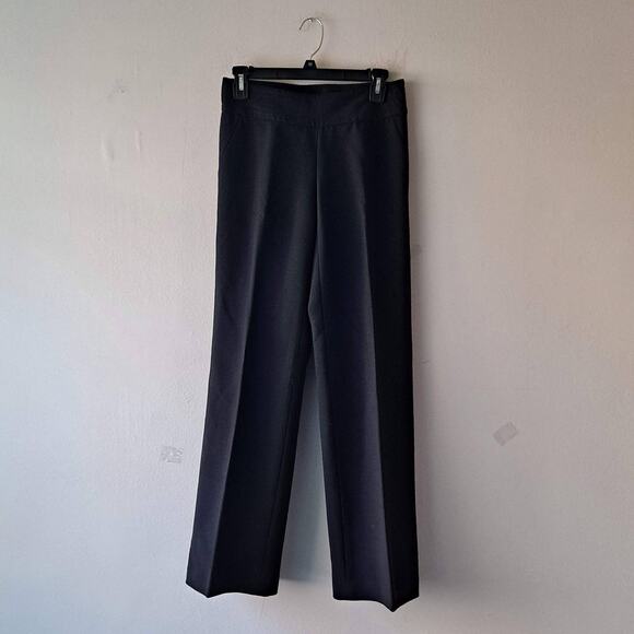 Banana Republic Martin Black Flat Front & Decorative Stitched Waist - Size 0 - Picture 4 of 11